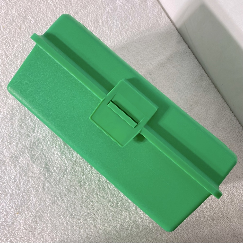 Vintage Woodstream Green Lunchbox Tackle Box Tote Box With Handle